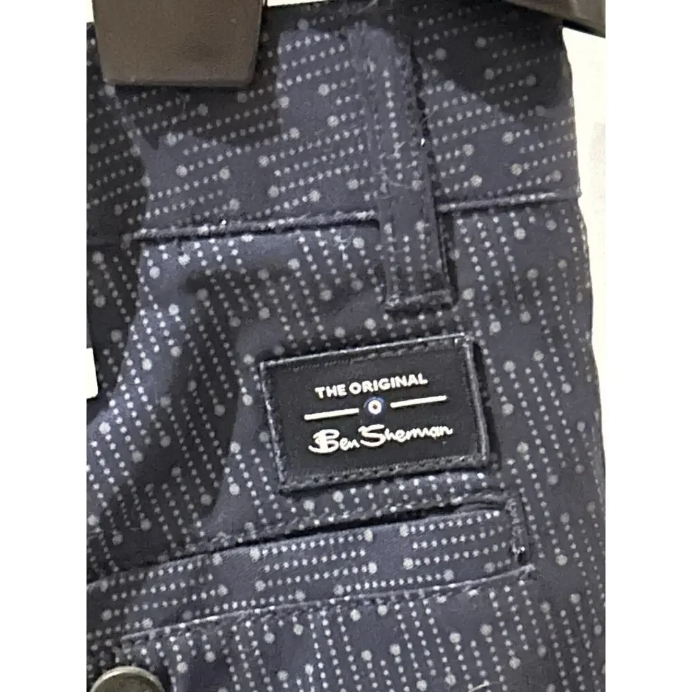 NWT Ben Sherman Regular Fit Shorts in Marine Blue size 36